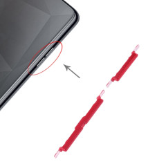 Pour les touches latérales OPPO A3 (rouge)