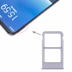 Pour Meizu 16 Plus Plateau de carte SIM + Plateau de carte SIM (Argent)