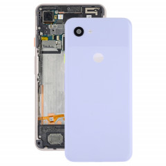 Cache arrière de la batterie avec objectif de l'appareil photo et touches latérales pour Google Pixel 3a (violet clair)