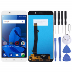 Écran LCD OEM pour ZTE Blade A602 avec ensemble complet de numériseur (blanc)