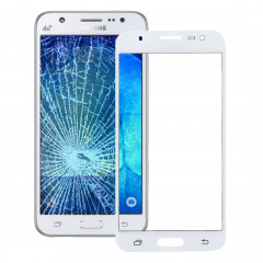 iPartsAcheter pour Samsung Galaxy J5 / J500 Lentille extérieure en verre (Blanc)