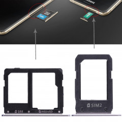 2 Plateau de carte SIM + Micro SD Card Plateau pour Galaxy A5108 / A7108 (Gris)