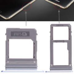 2 Plateau de carte SIM + Micro SD Card Plateau pour Galaxy A520 / A720 (Bleu)