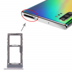 Pour Samsung Galaxy Note10 + plateau de carte SIM/plateau de carte Micro SD (gris)