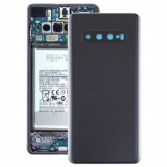 Coque arrière de batterie pour Galaxy S10+ avec objectif d'appareil photo (noir)