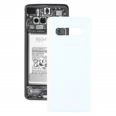 Pour le couvercle arrière de la batterie Galaxy S10 (blanc)