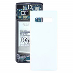 Pour le couvercle arrière de la batterie du Galaxy S10+ (blanc)