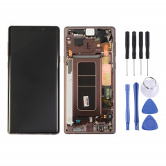 Écran LCD et numériseur complet avec cadre pour Galaxy Note9 / N960A / N960F / N960V / N960T / N960U(Moka Gold)