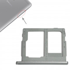 Bac à carte SIM + bac à carte Micro SD pour Galaxy Tab A 8.0 / T380 / T385 (Gris)