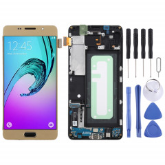 Écran LCD TFT pour Galaxy A5 (2016) / A510F Digitizer Assemblage complet avec cadre (Or)