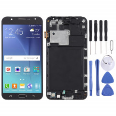 Écran LCD TFT pour Galaxy J7 (2015) / J700F Digitizer Assemblage complet avec cadre (Noir)