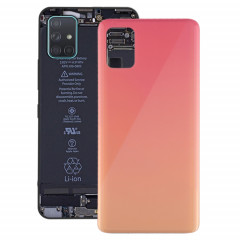 Pour le couvercle arrière de la batterie d'origine Galaxy A51 (rose)