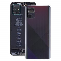 Pour le couvercle arrière de la batterie d'origine Galaxy A71 (noir)