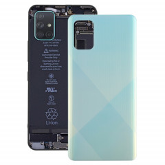 Pour le couvercle arrière de la batterie d'origine Galaxy A71 (bleu)