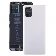 Pour le couvercle arrière de la batterie d'origine Galaxy A71 (blanc)