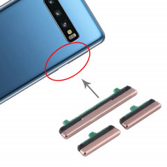 Pour Samsung Galaxy S10 5G Bouton d'alimentation et bouton de contrôle du volume (or)