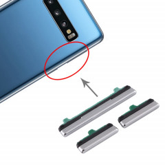 Pour Samsung Galaxy S10 5G Bouton d'alimentation et bouton de contrôle du volume (Argent)