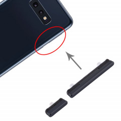 Pour Samsung Galaxy S10e Bouton d'alimentation et bouton de contrôle du volume (noir)