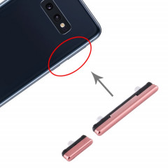 Pour le bouton d'alimentation et le bouton de contrôle du volume Samsung Galaxy S10e (rose)
