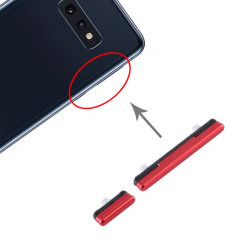 Pour Samsung Galaxy S10e Bouton d'alimentation et bouton de contrôle du volume (rouge)