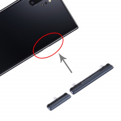 Pour Samsung Galaxy Note10 + Bouton d'alimentation et bouton de contrôle du volume (noir)