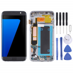 Écran LCD OLED pour Samsung Galaxy S7 Edge / SM-G935F Assemblage complet du numériseur avec cadre (Noir)
