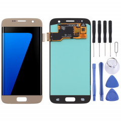 Écran LCD OLED pour Samsung Galaxy S7 avec assemblage complet du numériseur (Or)