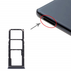 Pour Samsung Galaxy A9 (2018) SM-A920 Plateau de carte SIM + Plateau de carte SIM + Plateau de carte Micro SD (Noir)