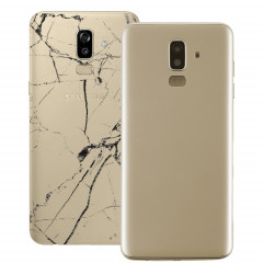 Coque arrière pour Galaxy J8 (2018), J810F/DS, J810Y/DS, J810G/DS avec touches latérales et objectif d'appareil photo (doré)