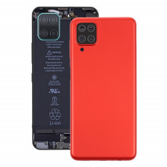 Pour le couvercle arrière de la batterie Samsung Galaxy A12 (rouge)