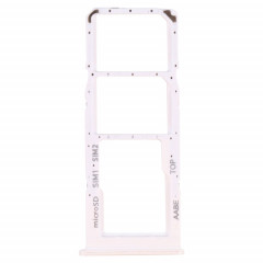 Pour Samsung Galaxy A12 SM-A125 Plateau de carte SIM + Plateau de carte SIM + Plateau de carte Micro SD (Blanc)