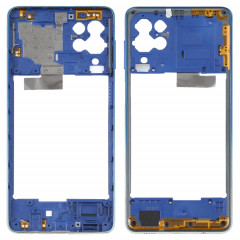 Pour Samsung Galaxy F62 SM-E625F plaque de lunette de cadre moyen (bleu)