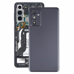 Coque arrière de batterie pour Samsung Galaxy A82 avec objectif d'appareil photo (noir)