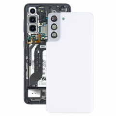 Couverture arrière de la batterie avec couvercle de la lentille de caméra pour Samsung Galaxy S21 + 5G (Blanc)