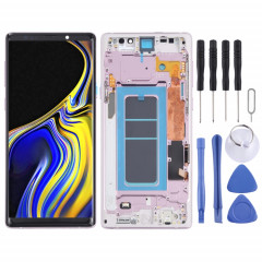 Écran LCD OLED pour Samsung Galaxy Note9 SM-N960 Assemblage complet du numériseur avec cadre (Violet)