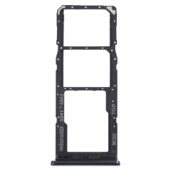 Pour Samsung Galaxy M32 5G SM-M326B Plateau de carte SIM d'origine + Plateau de carte SIM + Plateau de carte Micro SD (Noir)