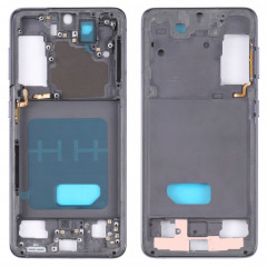 Pour Samsung Galaxy S21 5G SM-G991B plaque de lunette de cadre moyen (noir)