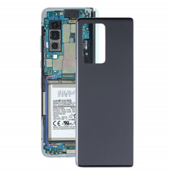 Pour Samsung Galaxy Z Fold2 5G SM-F916B Couvercle arrière de la batterie en verre (Noir)