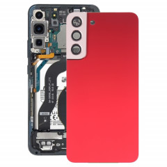 Coque arrière de batterie pour Samsung Galaxy S22+ 5G SM-S906B avec cache d'objectif d'appareil photo (rouge)