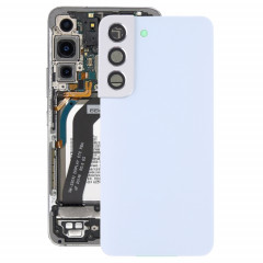 Coque arrière de batterie pour Samsung Galaxy S22 5G SM-S901B avec cache d'objectif d'appareil photo (blanc)