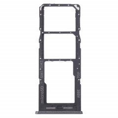 Pour Samsung Galaxy M23 SM-M236B Plateau de carte SIM d'origine + Plateau de carte SIM + Plateau de carte Micro SD (Noir)