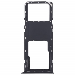 Pour Samsung Galaxy A03s SM-A037U Plateau de carte SIM d'origine + plateau de carte Micro SD (Noir)