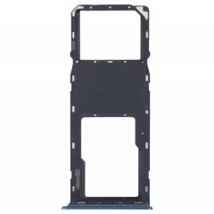 Pour Samsung Galaxy A03s SM-A037U Plateau de carte SIM d'origine + plateau de carte Micro SD (Bleu)