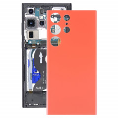 Pour Samsung Galaxy S23 Ultra 5G SM-S918B Coque arrière de batterie OEM (rouge)
