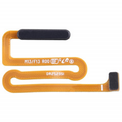 Pour Samsung Galaxy M13 SM-M135F Câble flexible de capteur d'empreintes digitales d'origine (noir)