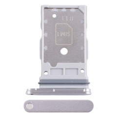 Pour Samsung Galaxy S24 / S24+ 5G SIM + Plateau pour carte SIM (Blanc)