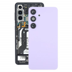 Violet clair, Pour Samsung Galaxy S24 SM-S921B Couvercle arrière de batterie OEM avec couvercle d'objectif d'appareil photo (violet clair)