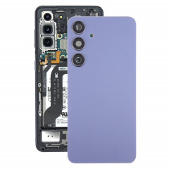 Pour Samsung Galaxy S24 + SM-S926B Couvercle arrière de batterie OEM avec couvercle d'objectif d'appareil photo (gris)