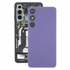 Pour Samsung Galaxy S24 + SM-S926B Couvercle arrière de batterie OEM avec couvercle d'objectif d'appareil photo (violet)