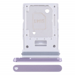 Pour Samsung Galaxy A55 SM-A556B Plateau de carte SIM d'origine + Plateau de carte SIM / Micro SD (Violet)